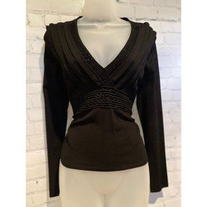 Beaded sweater size medium